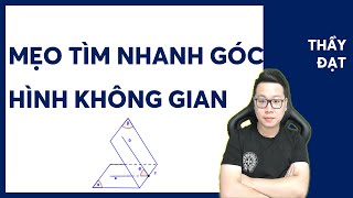 Góc giữa hai đường thẳng; Góc giữa đường thẳng và mặt phẳng