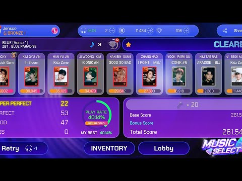 Blue by ZeroBaseOne || Superstar Wakeone || Easy Mode Verse 1