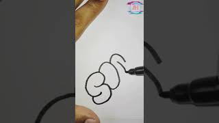 #shorts /HOW TO DRAW Soni IN BUBBLE LETTERS