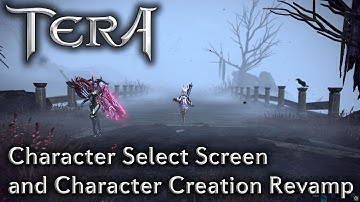 「TERA KR」New Character Select Screen and Character Creation Preview (New BGM)