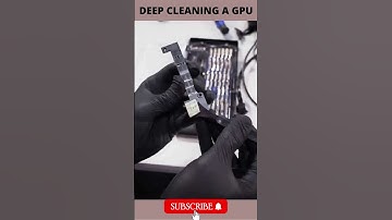 DEEP CLEANING A DIRTY GRAPHIC CARD #SHORTS
