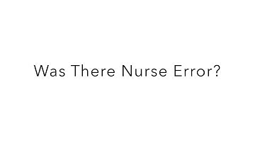 Nurse Errors in Hospitals