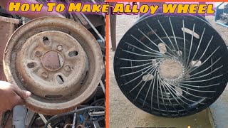 : How to Repair wheels | How to paint | Modified maruti 800 wheel | MAGNETO11