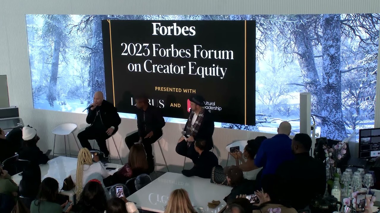 Forbes  Forum on Creator Equity | Hub Culture Davos 2023