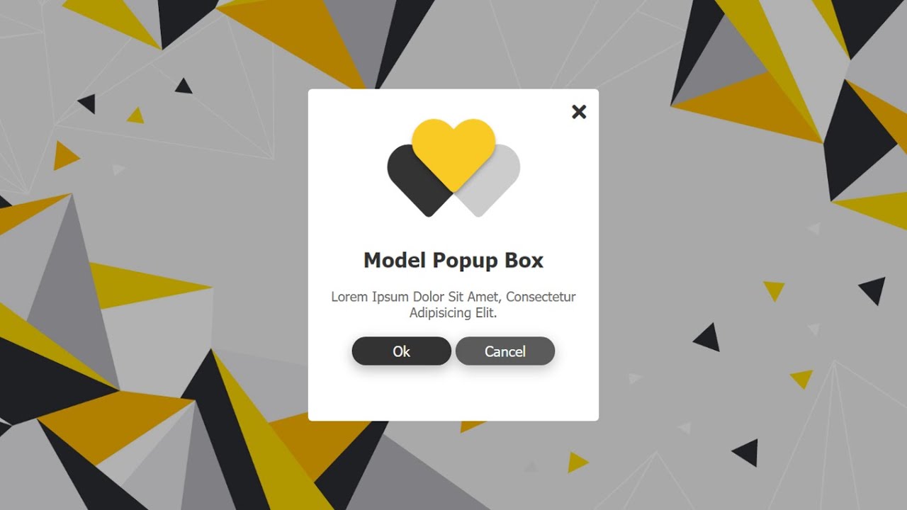 Model Popup Box [ Html - Css - Jquery ]