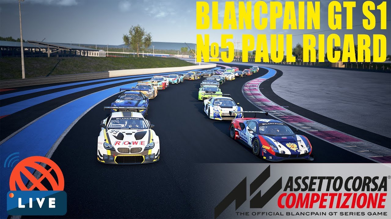 Assetto Corsa Competizione Blancpain Gt Round Paul Ricard