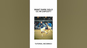 Dark CC Tutorial CapCut