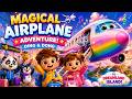 ✈️ Magical Airplane Adventure 🌈☁️ | Kids Travel Story & Fun Cartoon Song | Ding & Dong