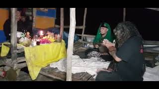 Kang Ujang Bustomi feat mbah gimbal duel dengan dukun sakti, mbah gimbal tepar