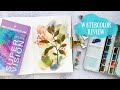 Abstract Watercolor Art Journaling & Review on Super Vision Paints