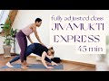 45 Min Jivamukti Express | Strength & Endurance  | Rowena Johnson  | Full Body