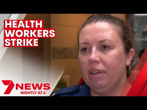 Health workers strike in Sydney | 7NEWS