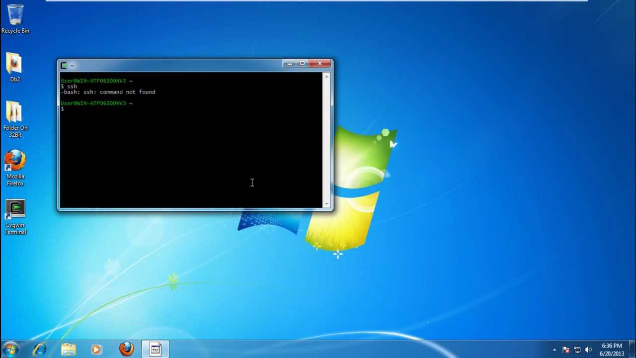straf bekvemmelighed accent How to Add SSH to Cygwin - YouTube