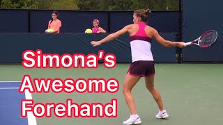 Improve With These Simona Halep Forehand Tips (Tennis Technique Explained)