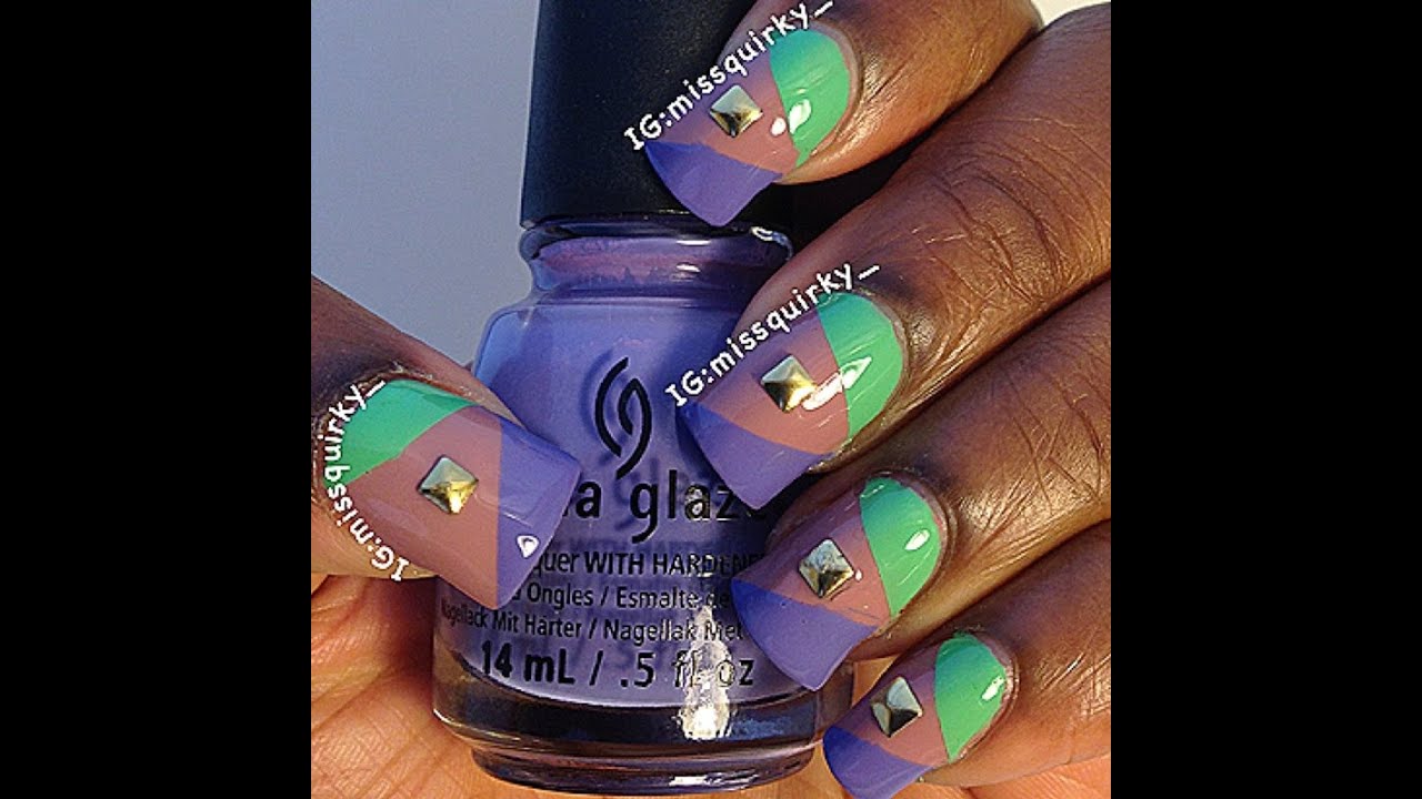 Easy Triangle Nails