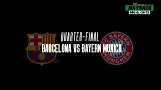 Лучшие моменты матча Барселона-Бавария_обзор матча