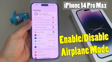 iPhone 14 Pro Max: How to Enable/Disable Airplane Mode