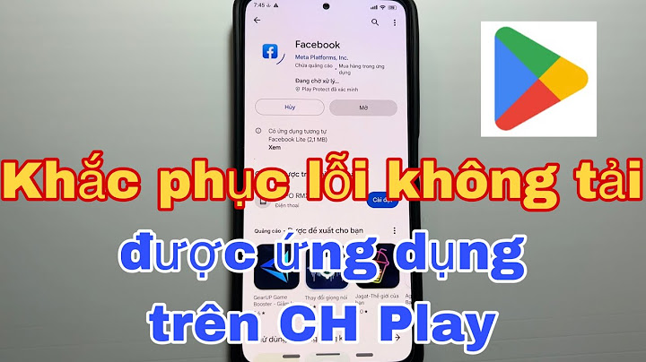 Lỗi không tải được ứng dụng trên android