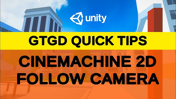 Cinemachine as a 2D Follow Camera - Unity Quick Tip