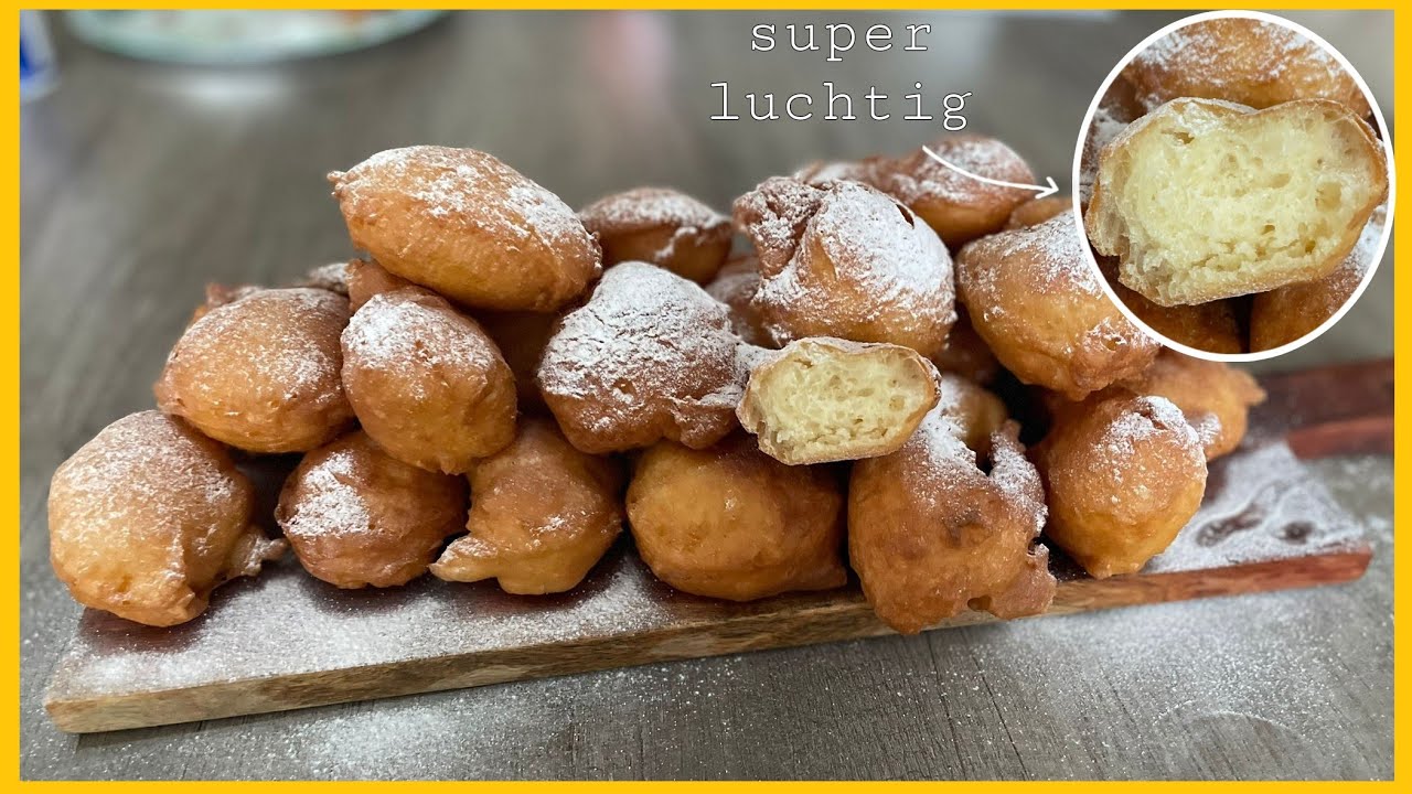 BASiS RECEPT OLiEBOLLEN | ZONDER BAKMiX!! | SUPER LUCHTiG EN SiMPEL | RECEPTEN OUM YOUNES #207