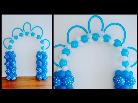 Video How To Make A Balloon Arch Without Helium