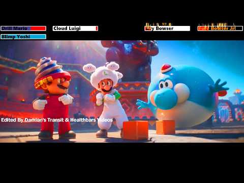 The Super Mario Galaxy Movie (2026) Final Battle with healthbars 2/3