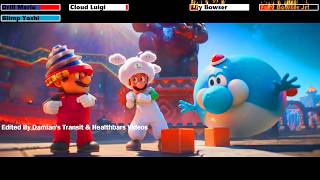 The Super Mario Galaxy Movie (2026) Final Battle with healthbars 2/3