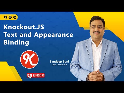 Text and Appearance Binding - Knockout.JS Tutorial - Part 6