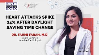 Heart Attacks Spike 24% After Daylight Saving Time Change | Fahmi Farah, M.D.