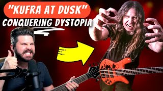 Bass Teacher REACTS | Alex Webster RIPPING Tech Death Riffs! Conquering Dystopia "Kufra at Dusk"