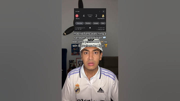 Real Madrid fans after losing 4-2 Vs Girona…