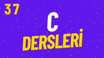 C Dersleri 37 - Do While Döngüsü