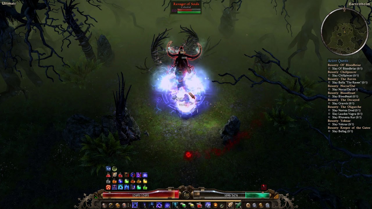 Grim Dawn 1.0.7.0 - Deathmarked Infiltrator - Ravager of Souls - YouTube
