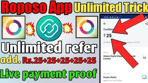 Roposo App Unlimited Trick 2021 || Unlimited refer bypass 2021|| With USA number per number 25Rs