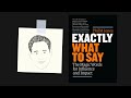 EXACTLY WHAT TO SAY by Phil Jones | Core Message
