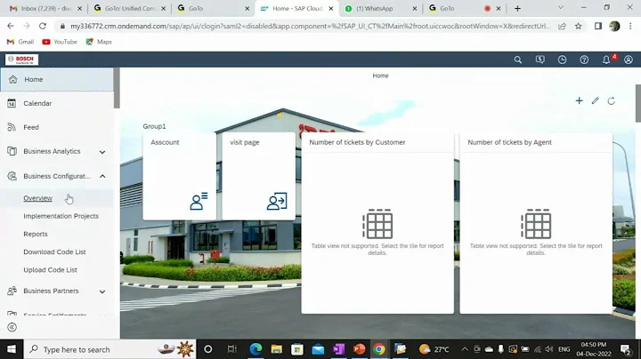 SAP C4C Technical Demo