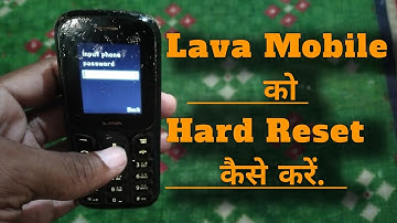 Lava Keypad Mobile Hard Reset Code 2021 || Lava A1 Factory Setting And Default Password |by Mr Sujit