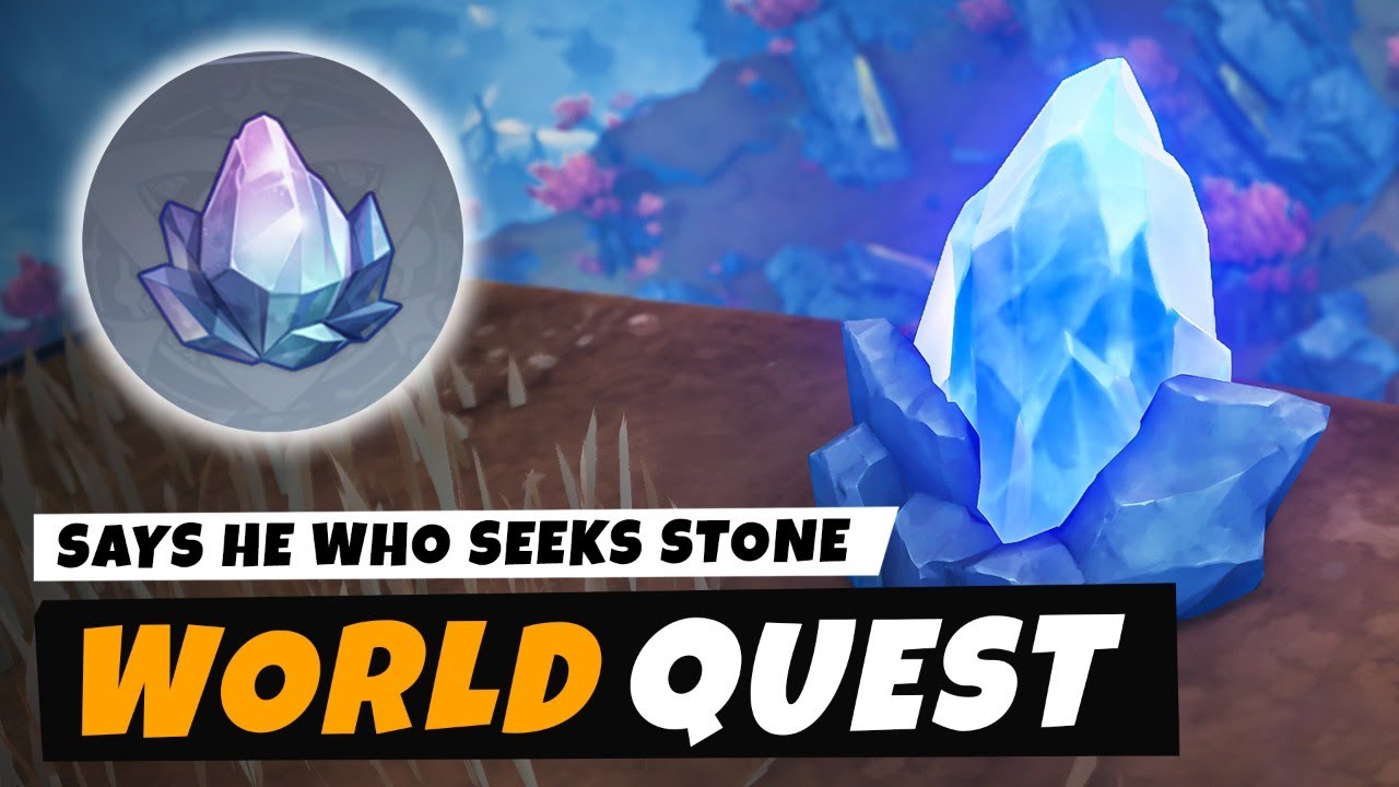 All 9 Archaic Stones Location | Says He Who Seeks Stones World Quest | The Chasm World Quest Genshin