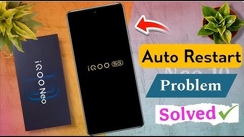 How to Solve Logo Stuck Problem in iQOO Neo 10, iqoo neo 10 Automatic Restart Problem Solve