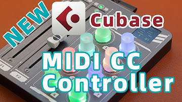 Cubase--MIDI CC controller