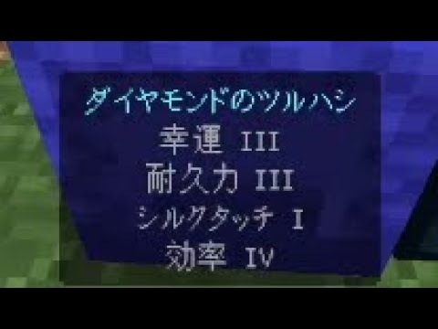 2b2e バグで幸運とシルクタッチがついたツルハシ マイクラ Youtube