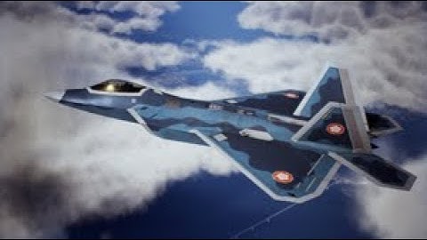 Ace Combat 7: Skies Unknown F-22A TEMPEST (Plane parts) Full Gameplay