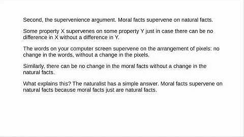 Metaethics - Moral Naturalism 1