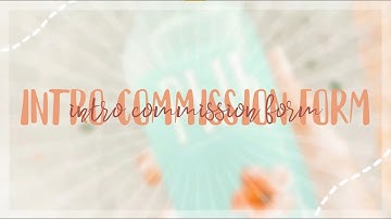 FREE INTRO COMMISSIONS!! 🍍✨ (closed)