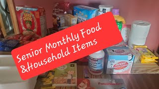 Senior Monthly Drive- Thru Pantry Haul Household Items Too.