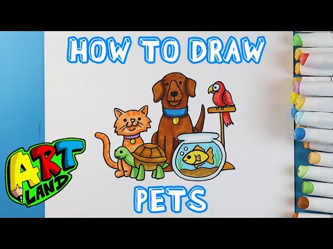 Video: How To Draw Pets