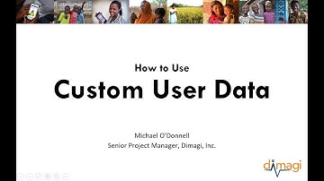 CommCare - Custom User Data Explained