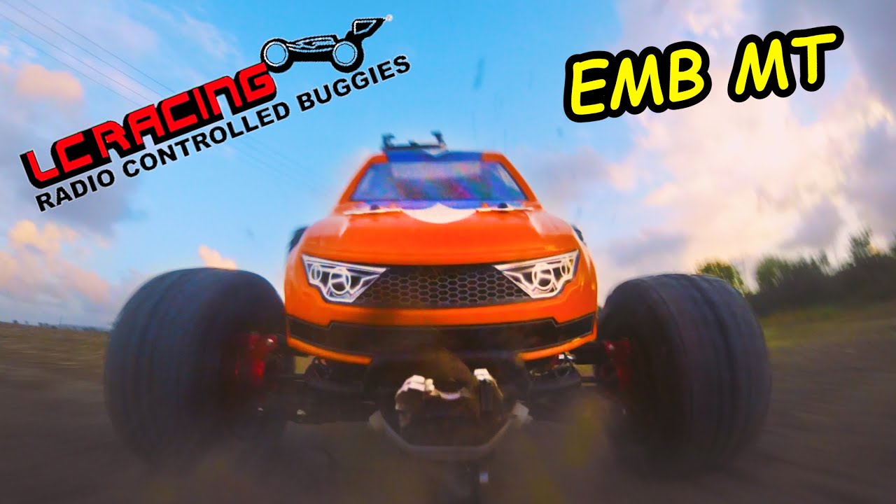 LC Racing EMB MT First Run Action1 | EMB-MT 1/14 4WD Monster Truck ...