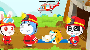 Firefighter Rescue Adventure | Escape Fires & Drive Engines | BabyBus Game for Kids