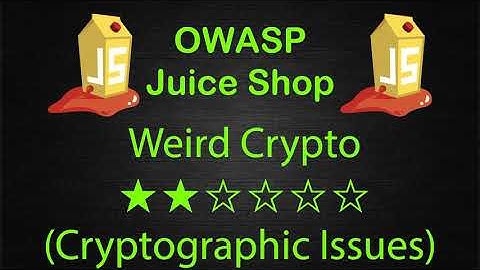 Weird Crypto - Cryptographic Issues - OWASP Juice Shop - Walkthrough - Solution